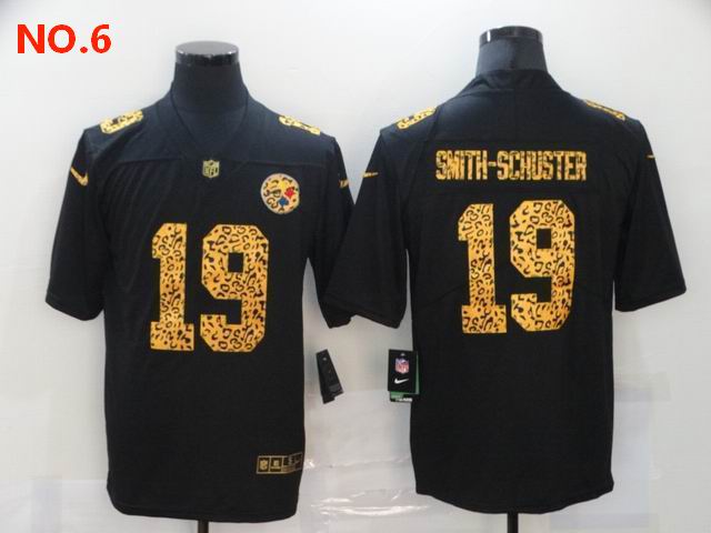 Men's Pittsburgh Steelers #19 JuJu Smith-Schuster Jersey NO.6;